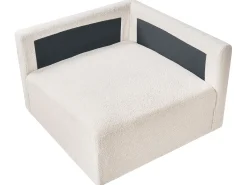 Modulo Angolare MESNALI Bouclé Bianco sporco