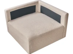 Modulo Angolare MESNALI Bouclé Beige