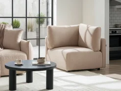 Modulo Angolare MESNALI Bouclé Beige
