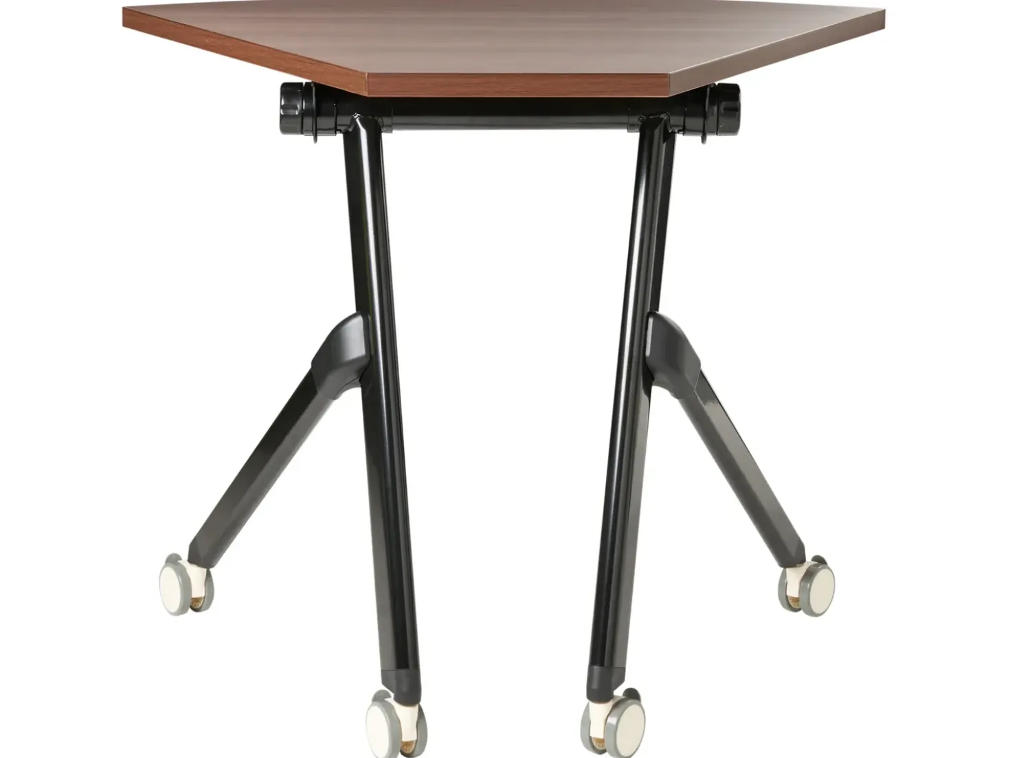 Modulo scrivania angolare pieghevole BENDI Marrone scuro 90 cm 64 cm