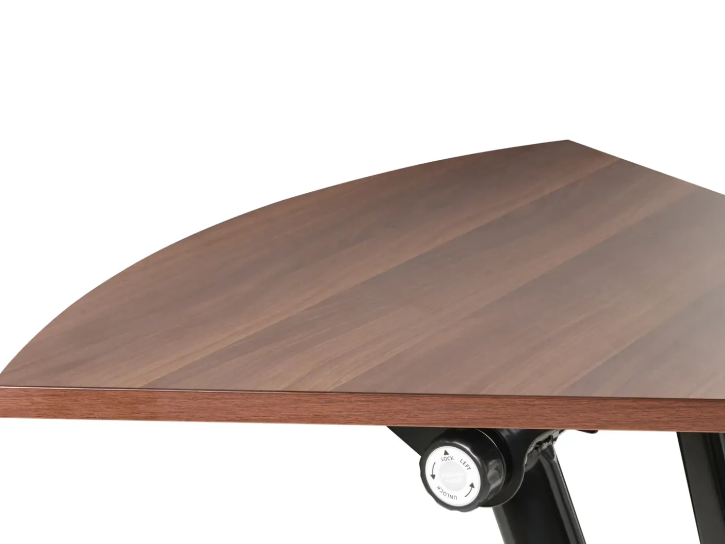 Modulo scrivania angolare pieghevole BENDI Marrone scuro 90 cm 64 cm