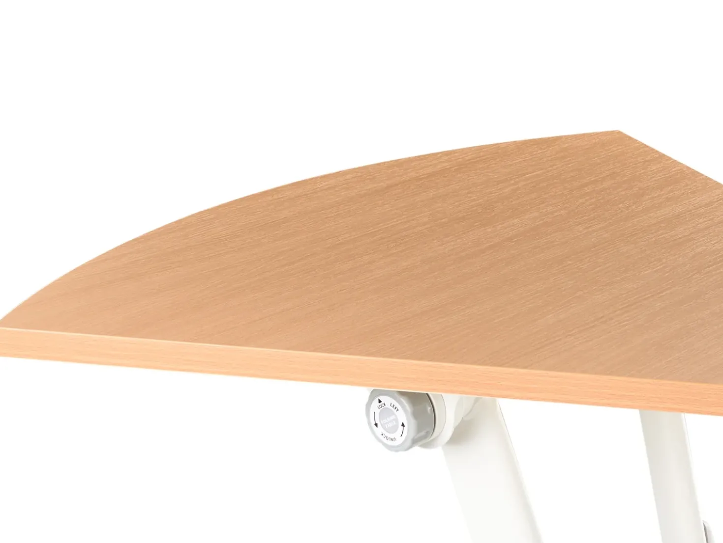 Modulo scrivania angolare pieghevole BENDI Marrone 90 cm 64 cm