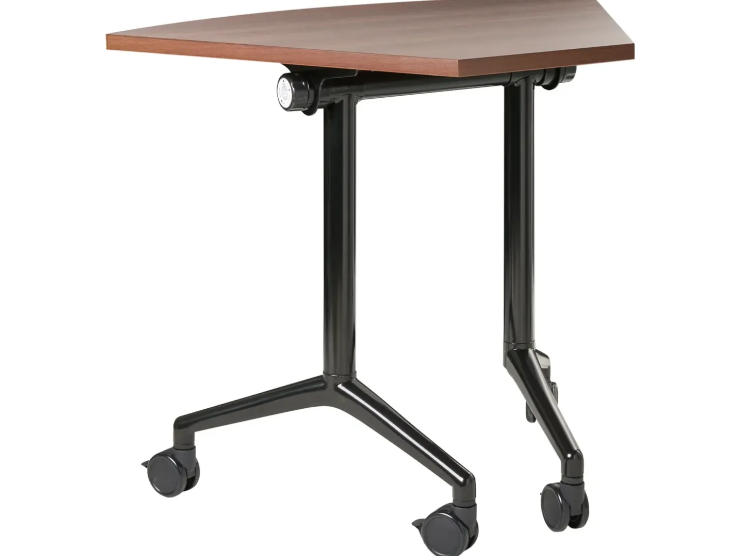Modulo scrivania angolare pieghevole CAVI Marrone scuro 90 cm 64 cm