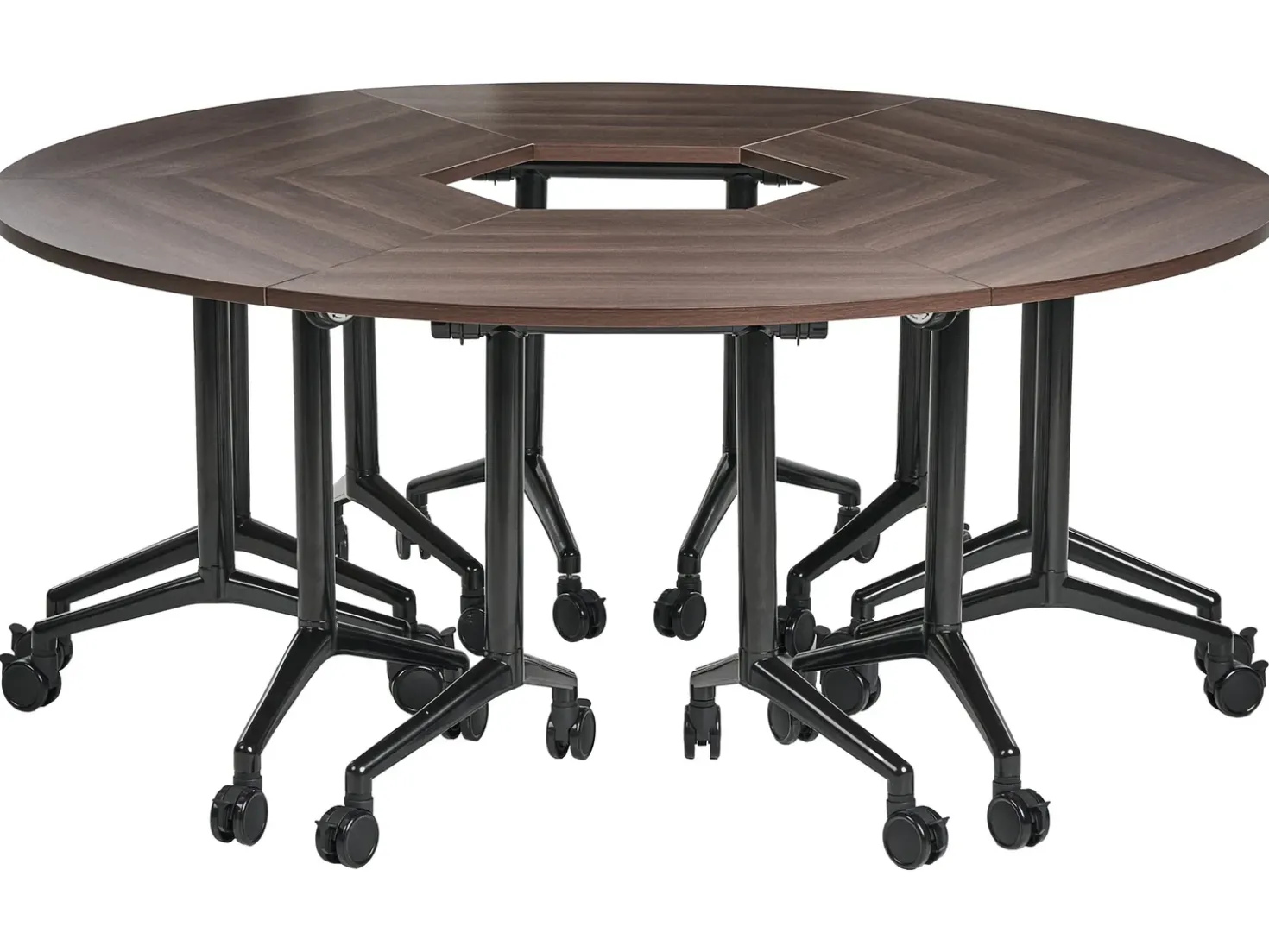 Modulo scrivania angolare pieghevole CAVI Marrone scuro 90 cm 64 cm