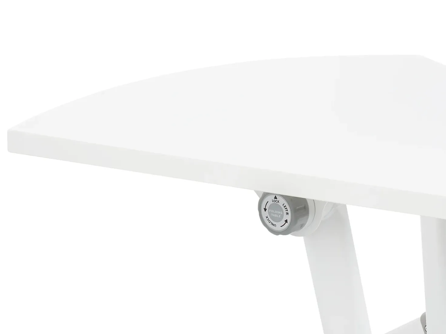 Modulo scrivania angolare pieghevole BENDI Bianco 90 cm 64 cm