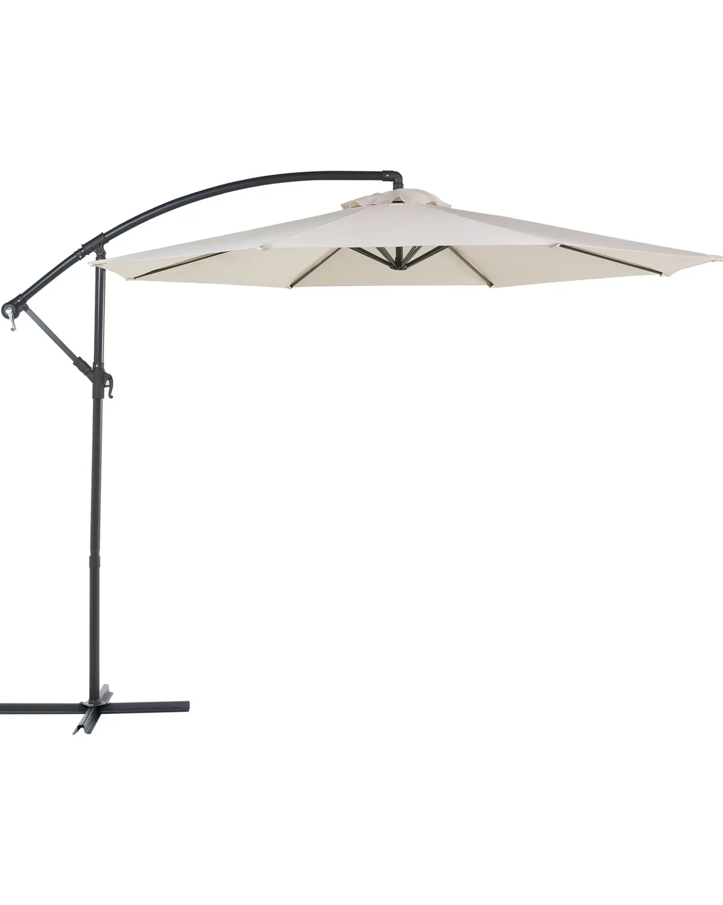 Ombrellone a sbalzo 300 cm RAVENNA Beige chiaro