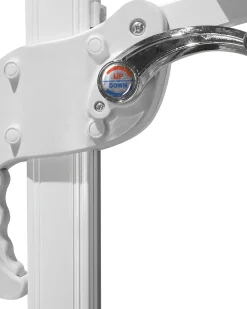Ombrellone a sbalzo 300 cm SAVONA Grigio scuro Grigio