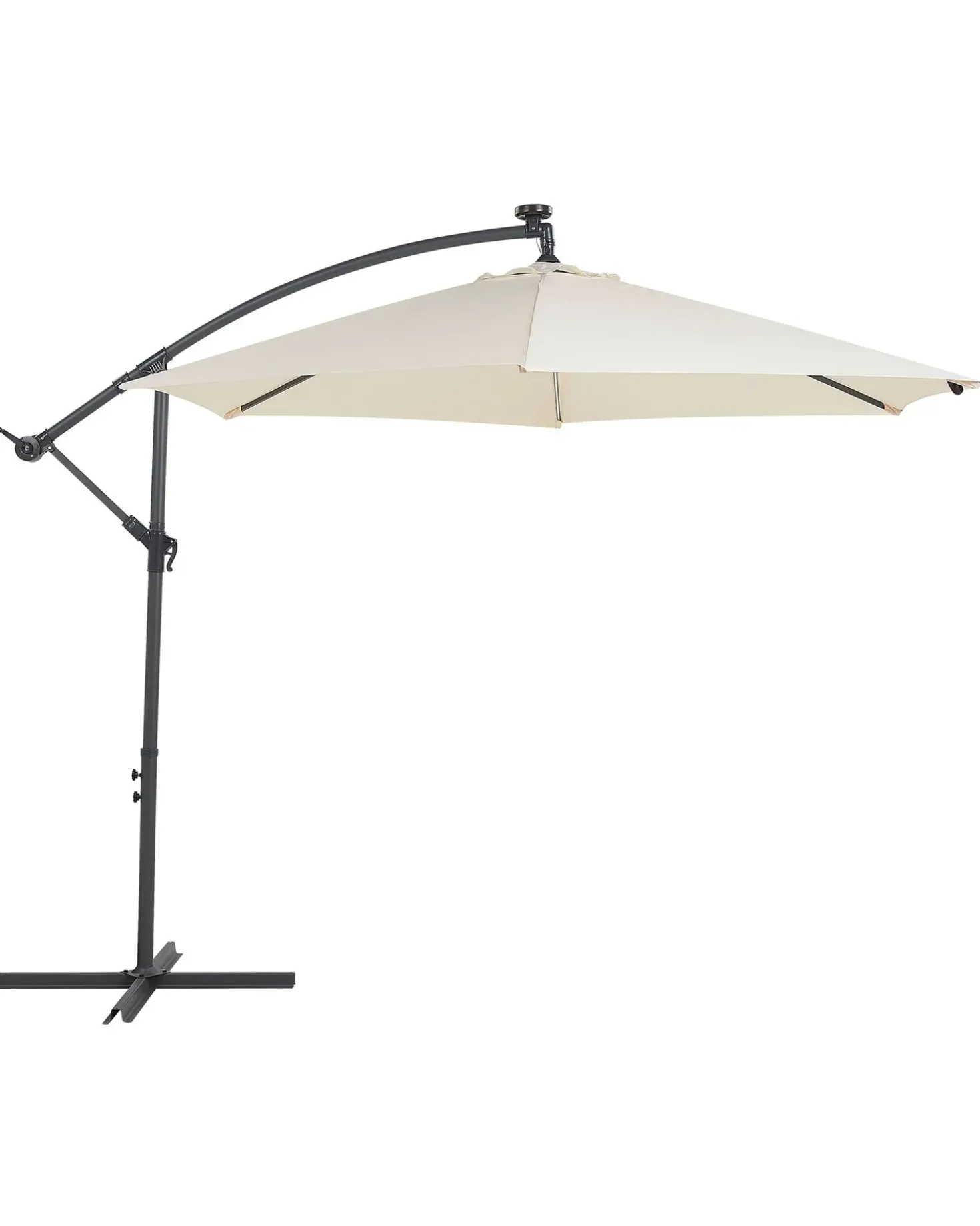 Ombrellone a sbalzo LED 285 cm CORVAL Beige