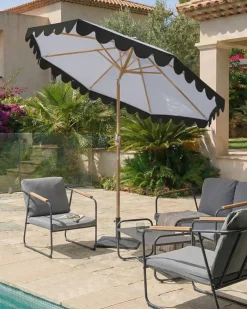 Ombrellone da esterno 270 cm ISOLOTTO Grigio