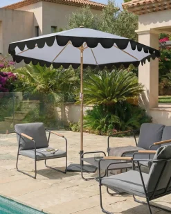 Ombrellone da esterno 270 cm ISOLOTTO Grigio