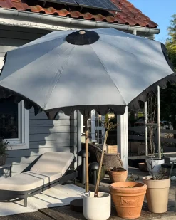Ombrellone da esterno 270 cm ISOLOTTO Grigio