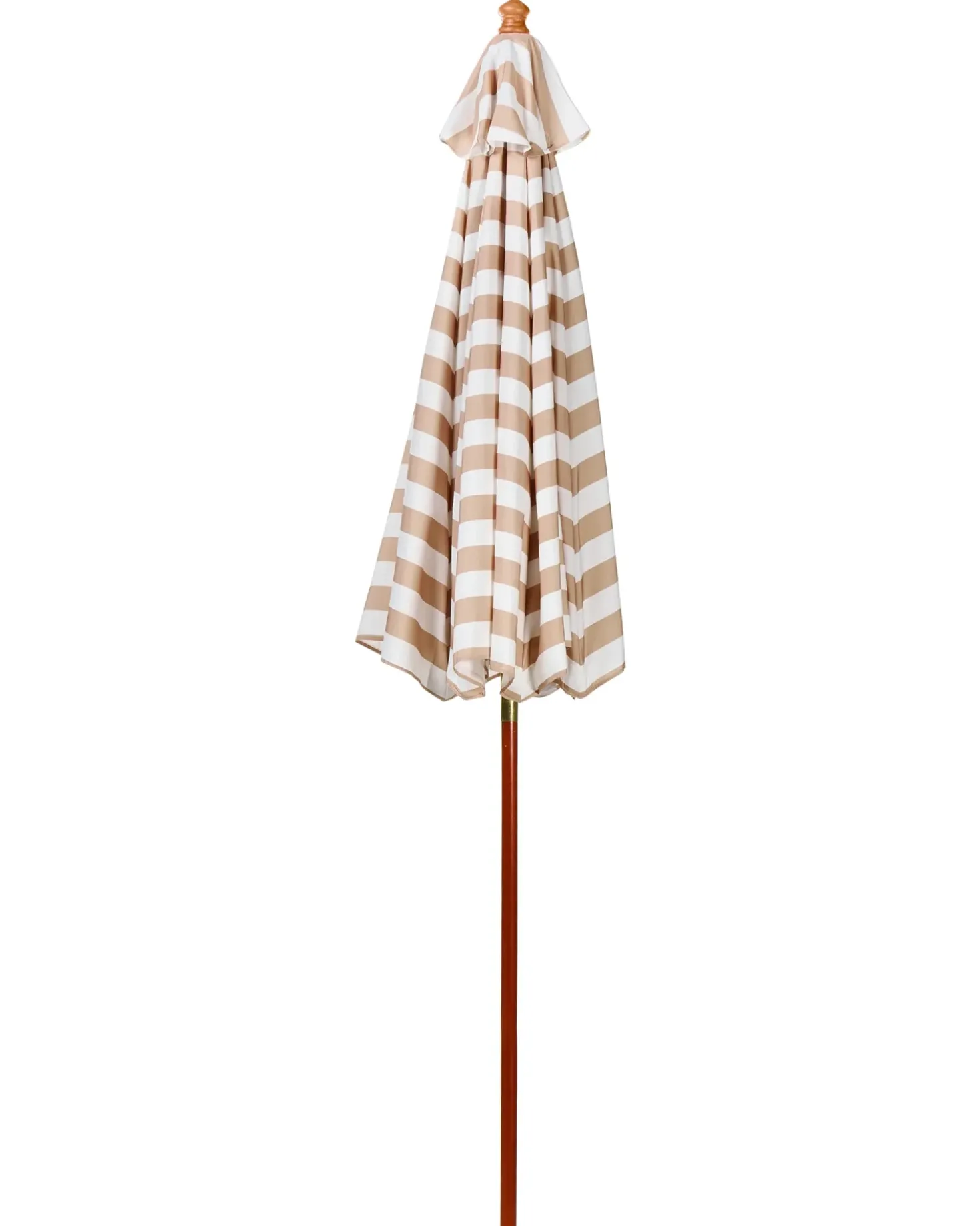 Ombrellone da esterno 260 cm FERENTILLO Beige/Bianco