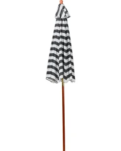 Ombrellone da esterno 260 cm FERENTILLO Nero/Bianco