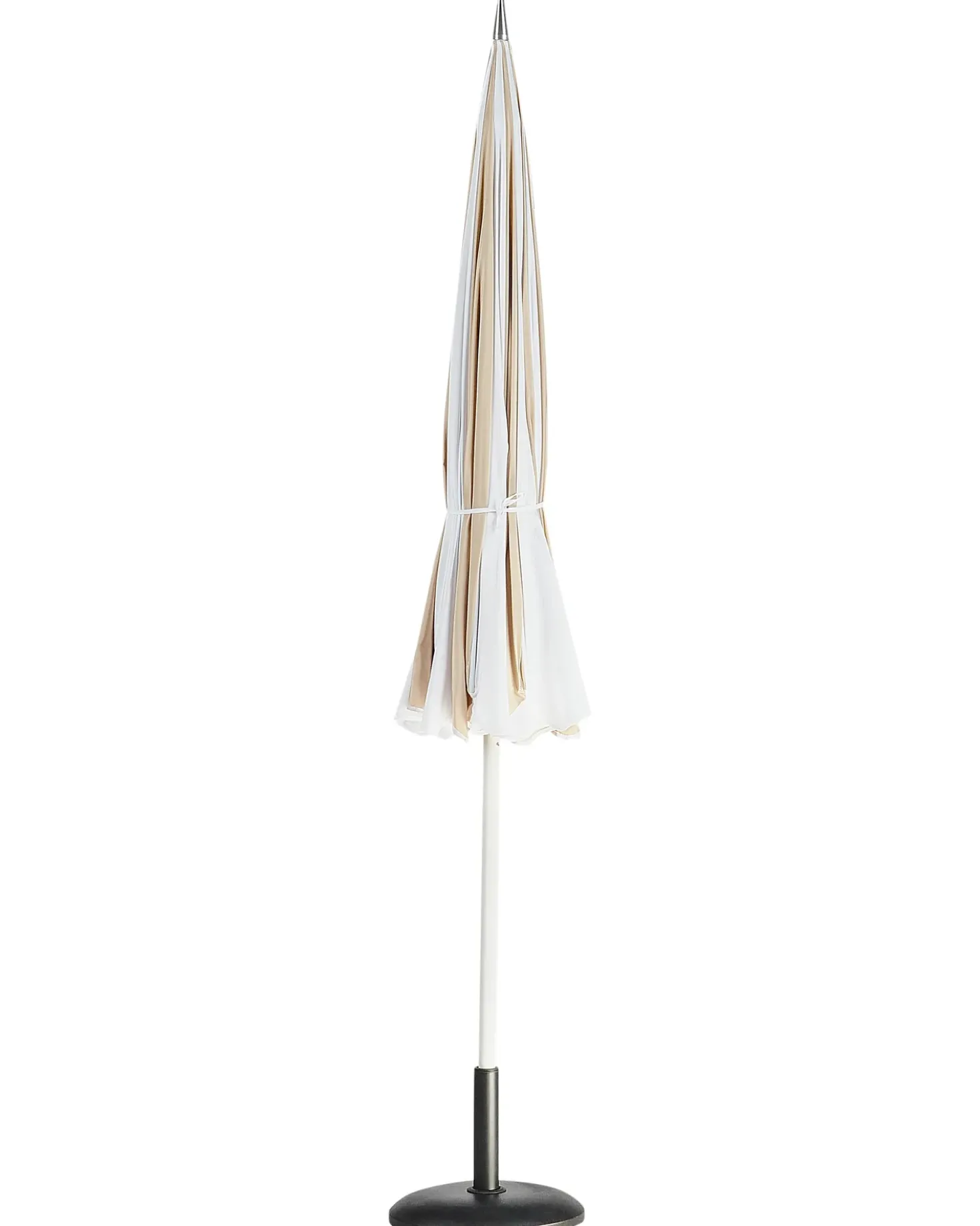 Ombrellone da esterno 245 cm MINOA Bianco/Beige