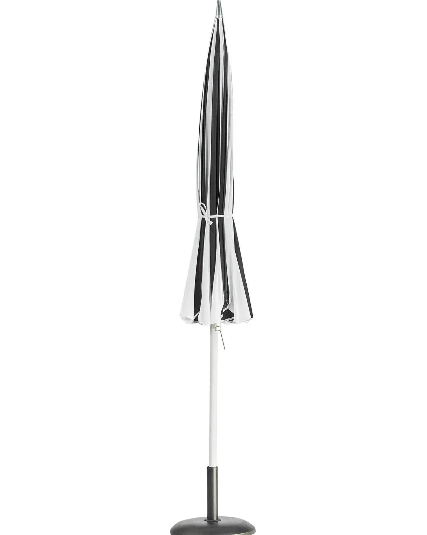 Ombrellone da esterno 245 cm MINOA Nero/Bianco