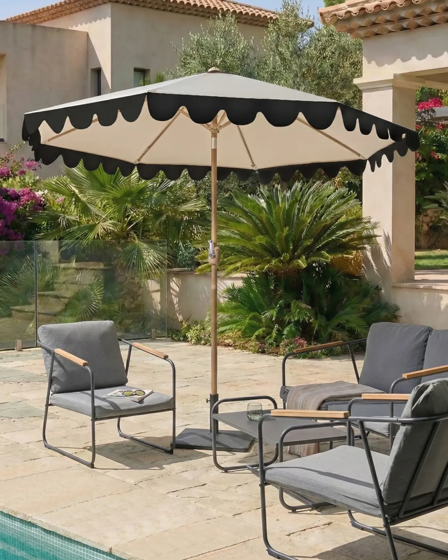 Ombrellone da esterno 270 cm ISOLOTTO Beige