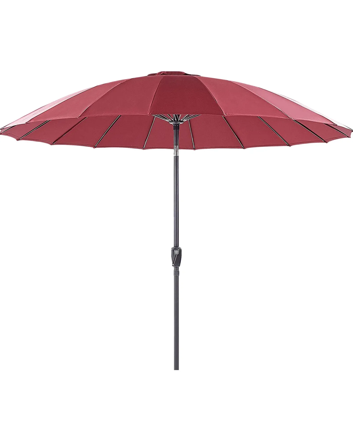 Ombrellone da esterno 255 cm BAIA Rosso scuro