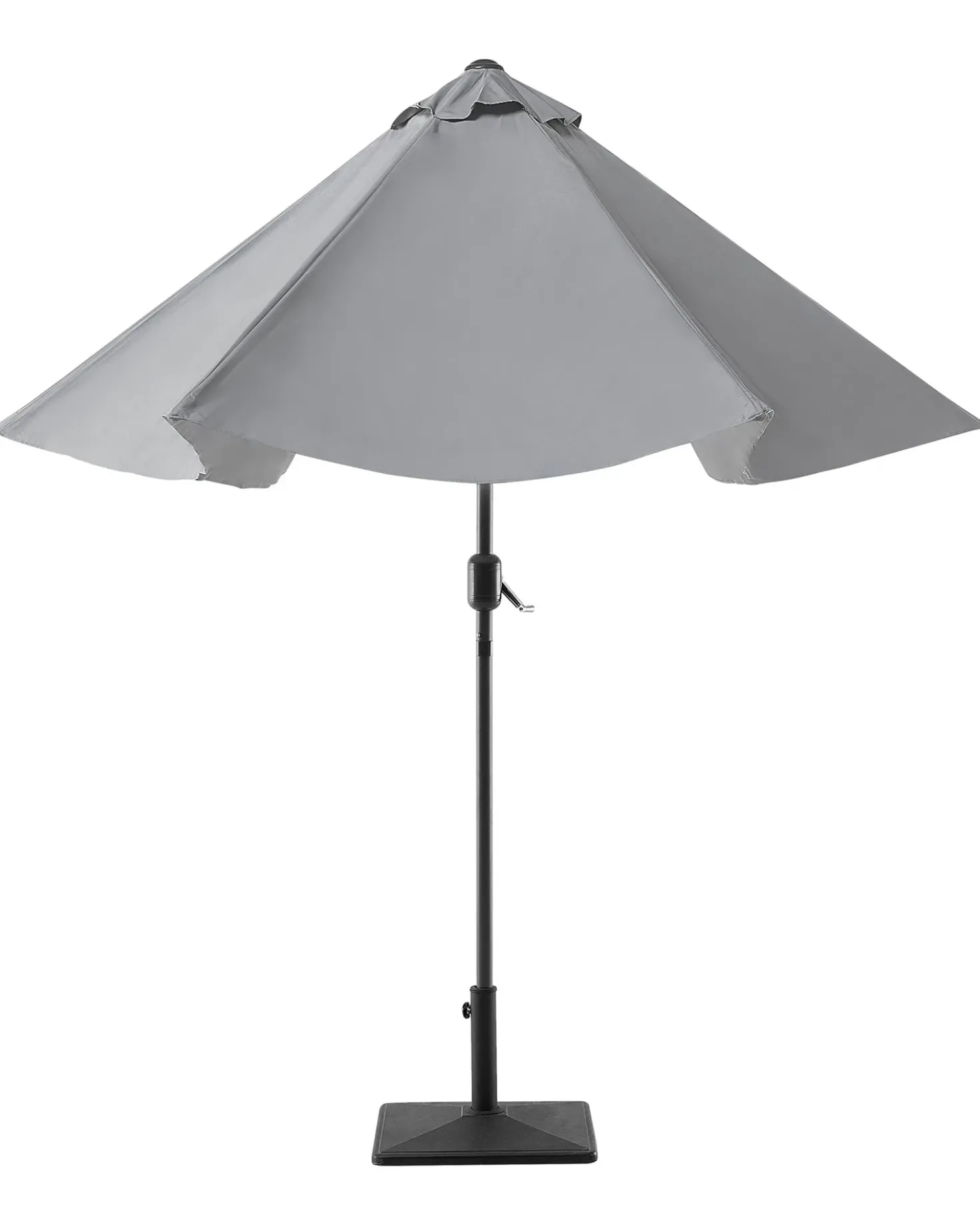 Ombrellone da esterno 270 cm VARESE Grigio scuro