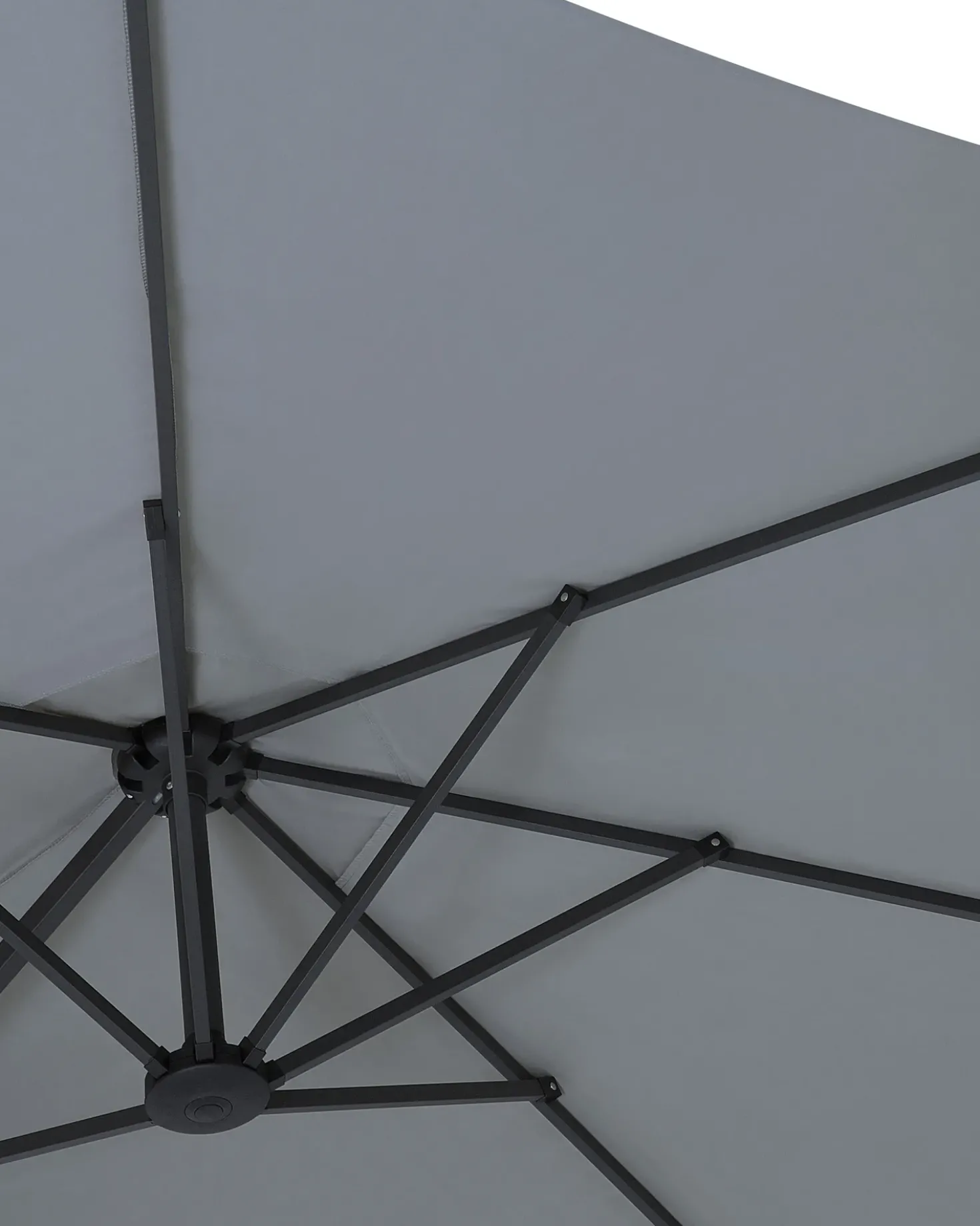 Ombrellone da giardino 460 cm SIBILLA Grigio