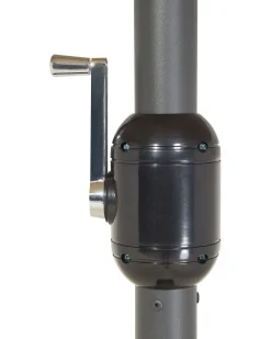 Ombrellone da giardino 460 cm SIBILLA Grigio