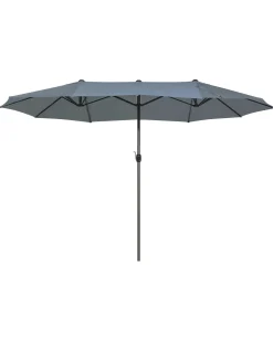 Ombrellone da giardino 460 cm SIBILLA Grigio