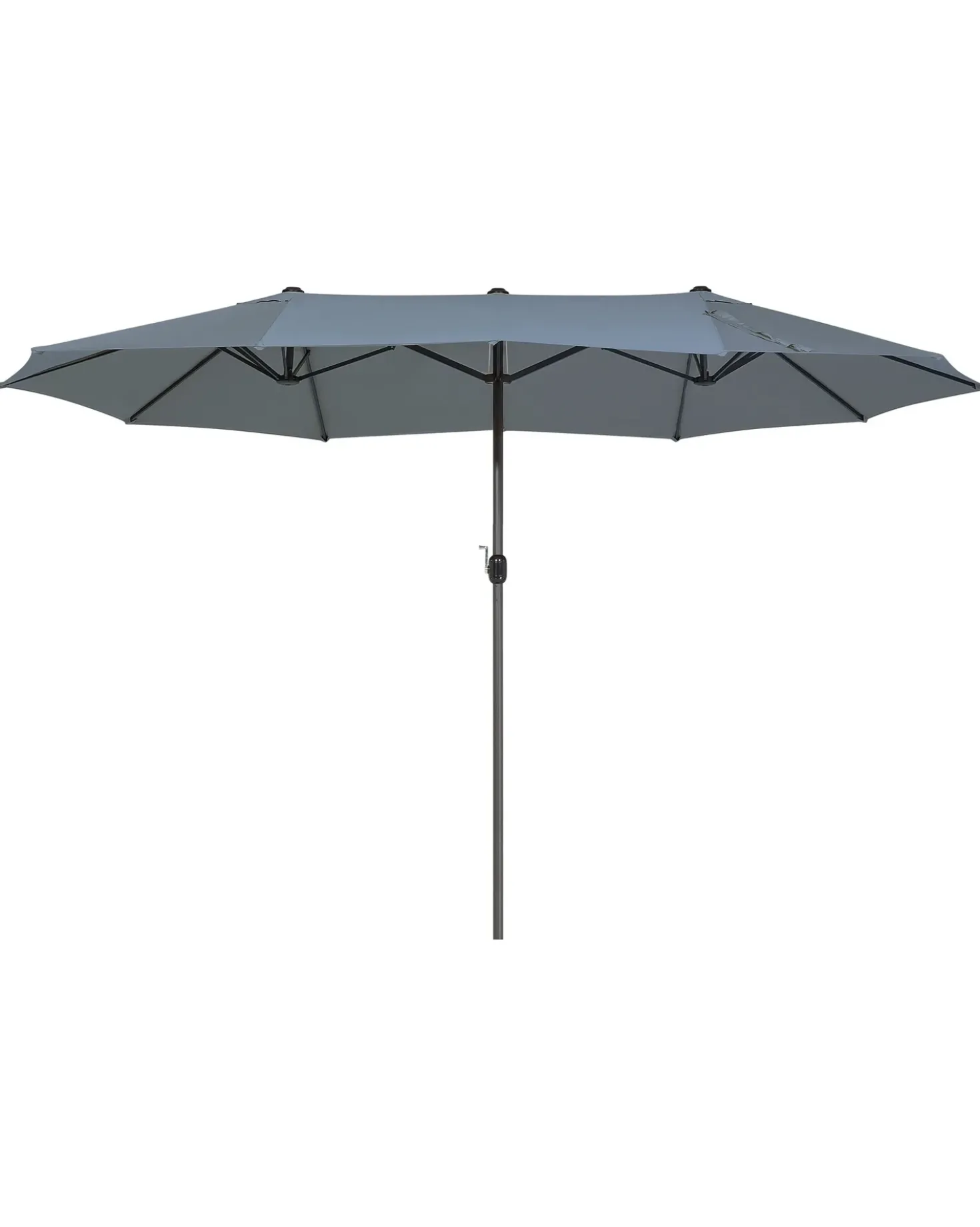 Ombrellone da giardino 460 cm SIBILLA Grigio