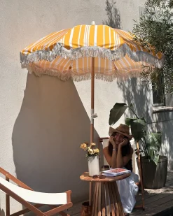 Ombrellone da giardino 150 cm MONDELLO Giallo