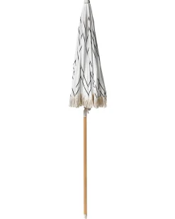 Ombrellone da giardino 155 cm MONDELLO Bianco/Nero