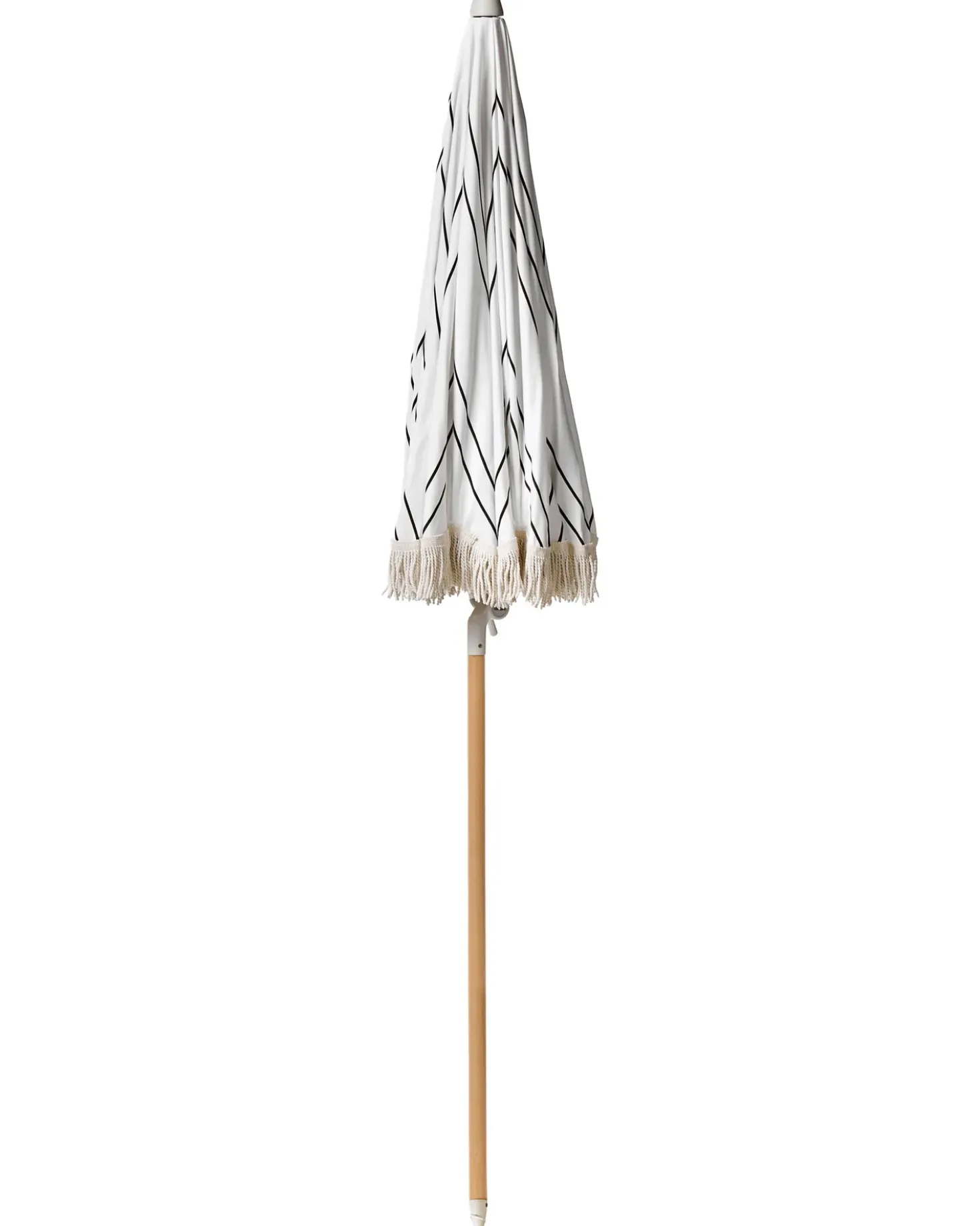 Ombrellone da giardino 155 cm MONDELLO Bianco/Nero