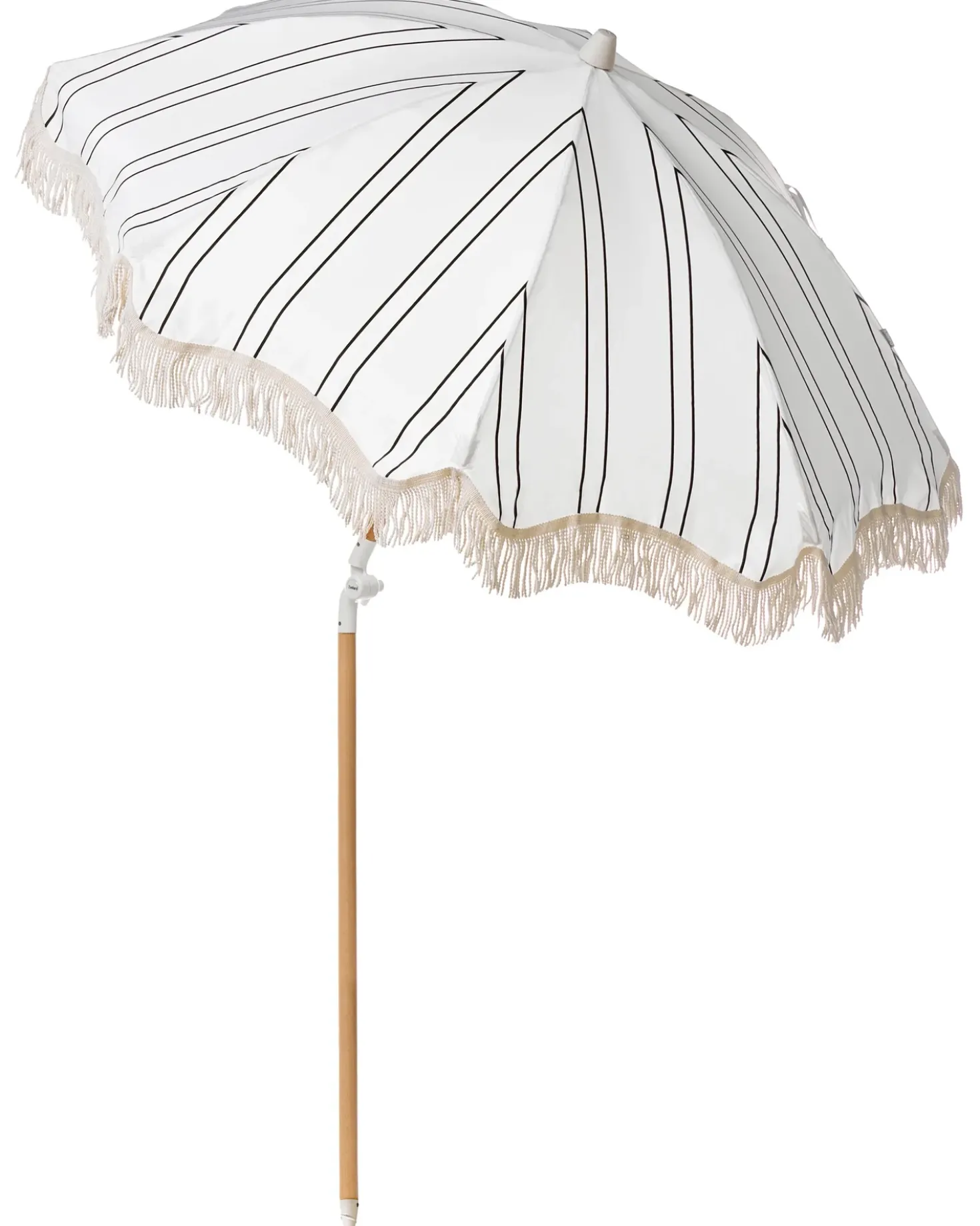Ombrellone da giardino 155 cm MONDELLO Bianco/Nero