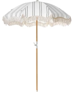 Ombrellone da giardino 155 cm MONDELLO Bianco/Nero