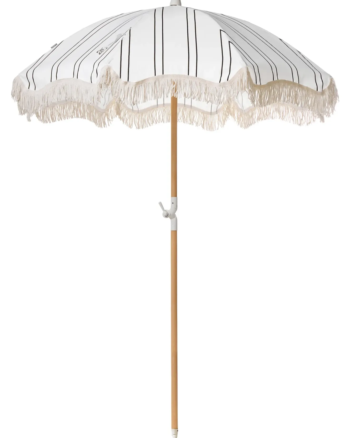 Ombrellone da giardino 155 cm MONDELLO Bianco/Nero