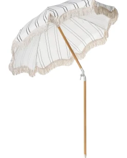 Ombrellone da giardino 155 cm MONDELLO Bianco/Nero