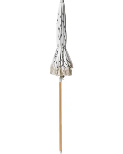 Ombrellone da giardino 155 cm MONDELLO Bianco/Nero