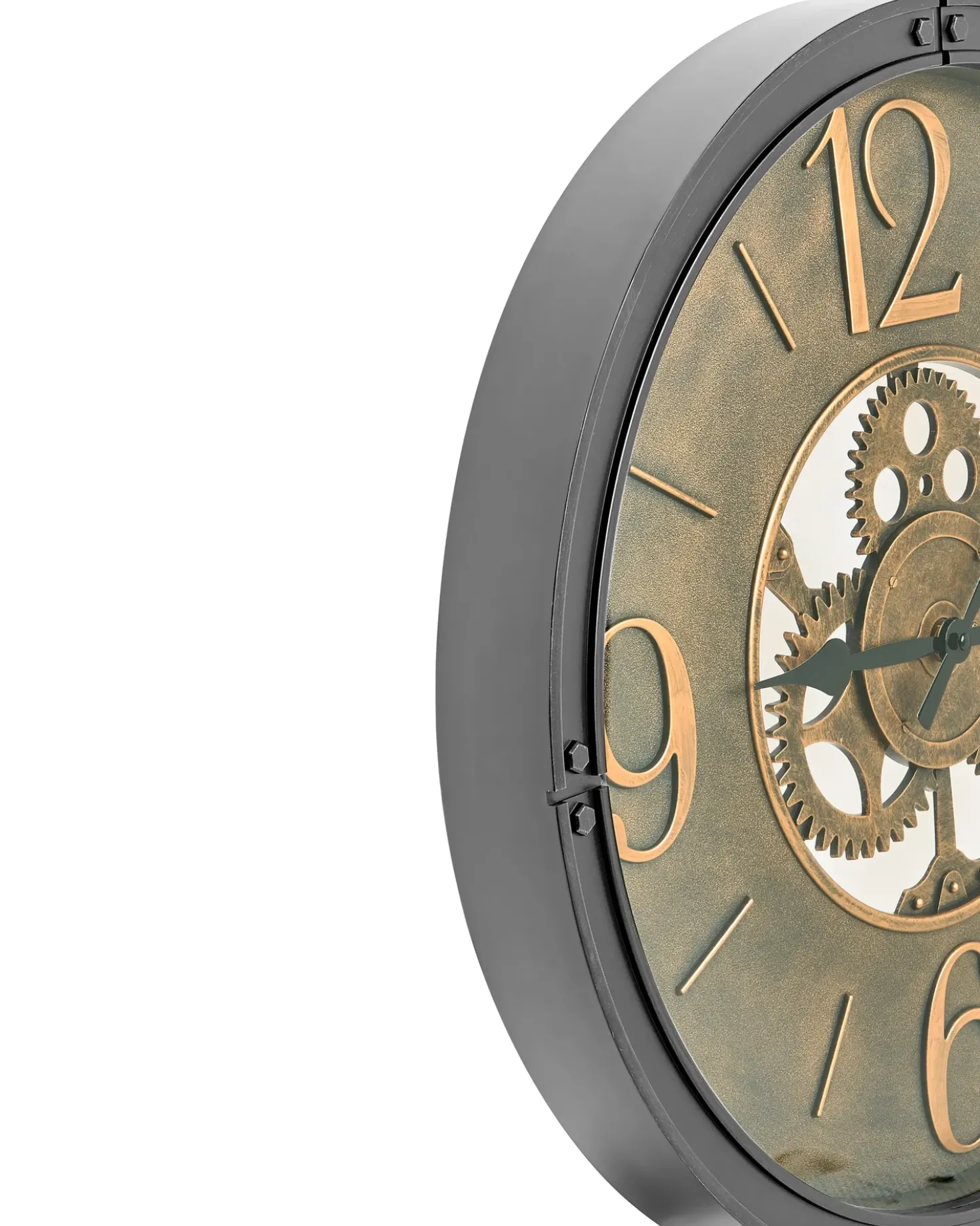 Orologio da parete ALBACETE 50 cm Nero