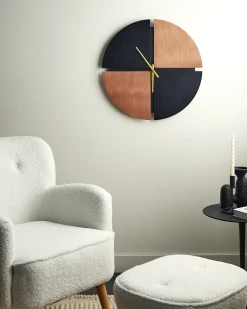 Orologio da parete ARAMON 60 cm Marrone/Nero
