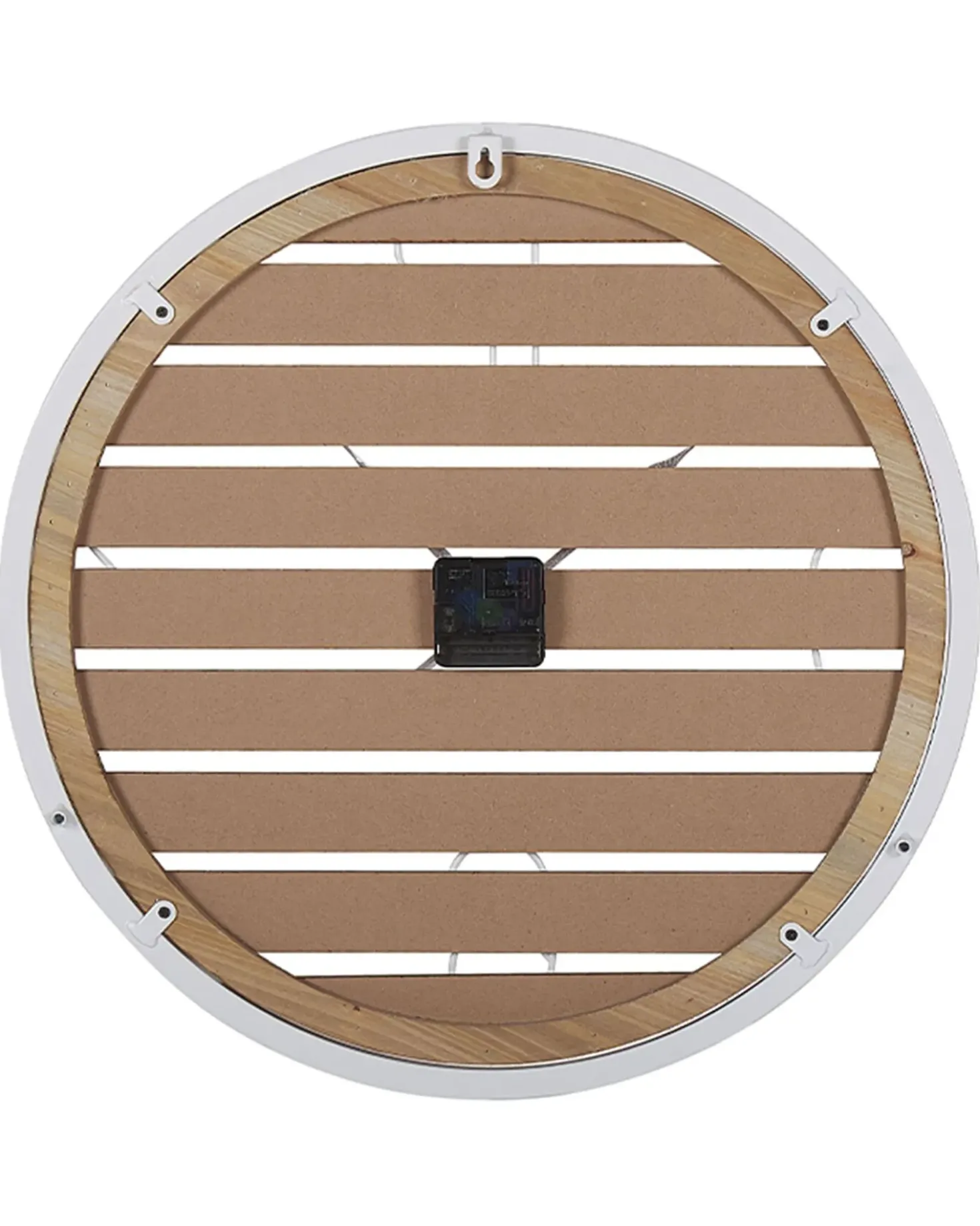 Orologio da parete ARRIAGA 50 cm Legno di abete Marrone scuro