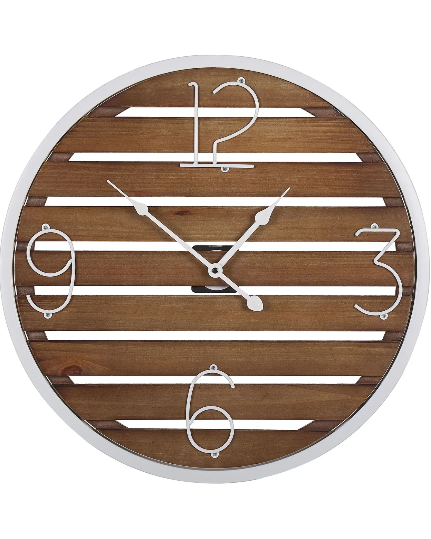Orologio da parete ARRIAGA 50 cm Legno di abete Marrone scuro