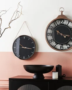 Orologio da parete BEZAS 30 cm Nero