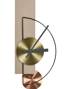 Orologio da parete CEVINS 31 cm Metallo Beige