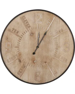 Orologio da parete DOLE 60 cm Marrone chiaro