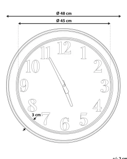 Orologio da parete HORW 48 cm Metallo Multicolore