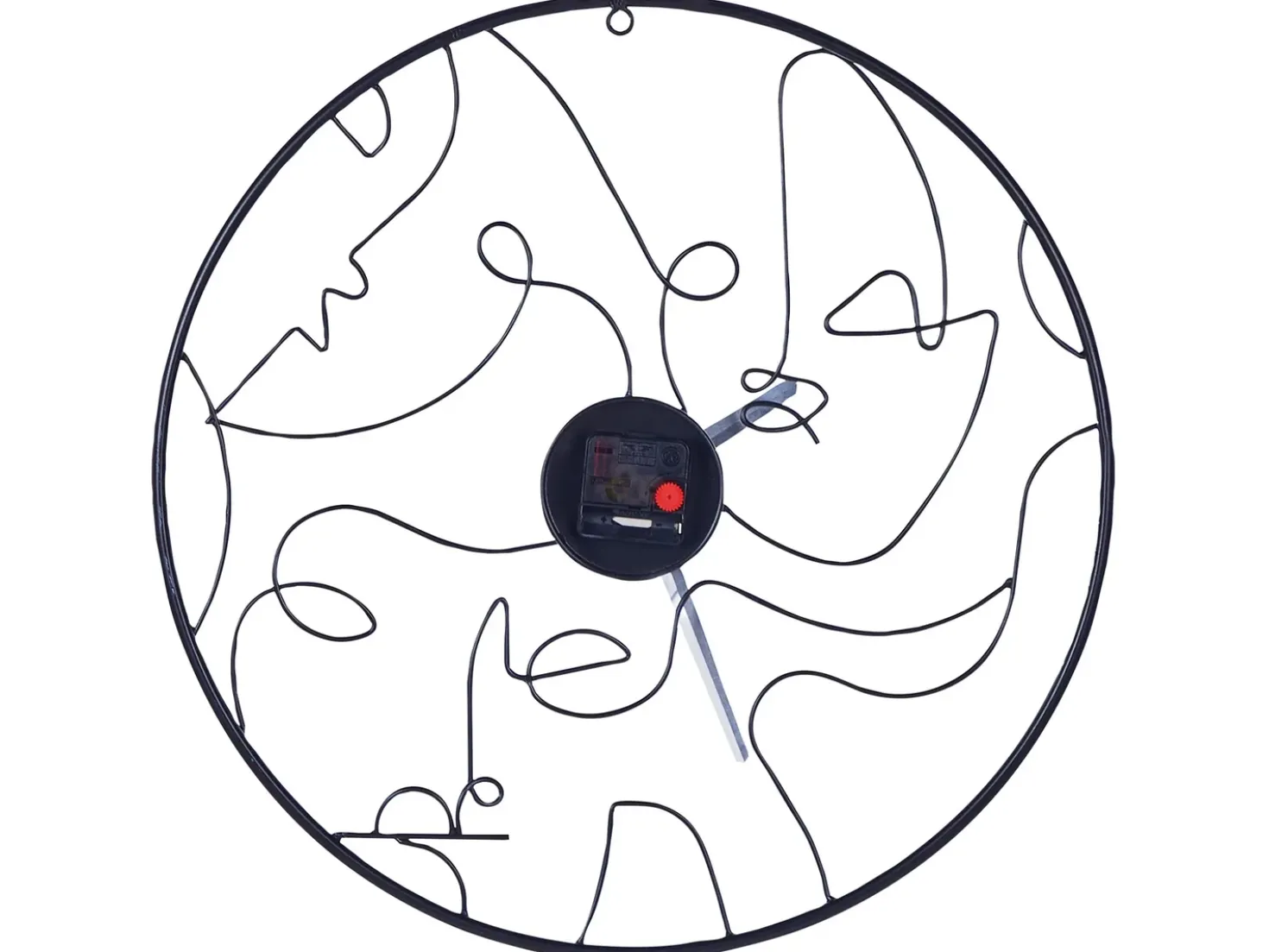 Orologio da parete MENTON 50 cm Metallo Nero