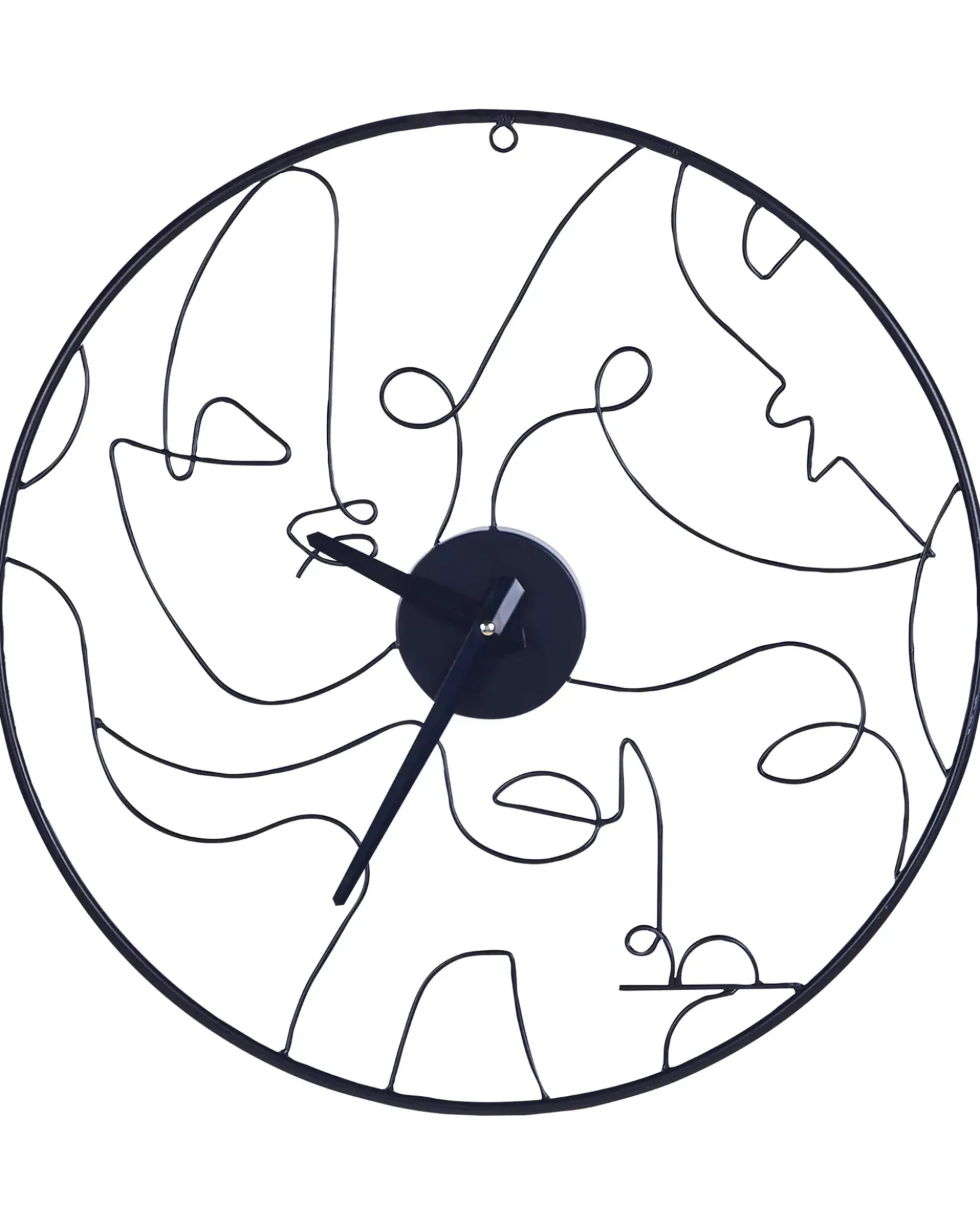 Orologio da parete MENTON 50 cm Metallo Nero