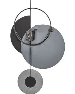 Orologio da parete NENDAZ 32 cm Metallo Grigio