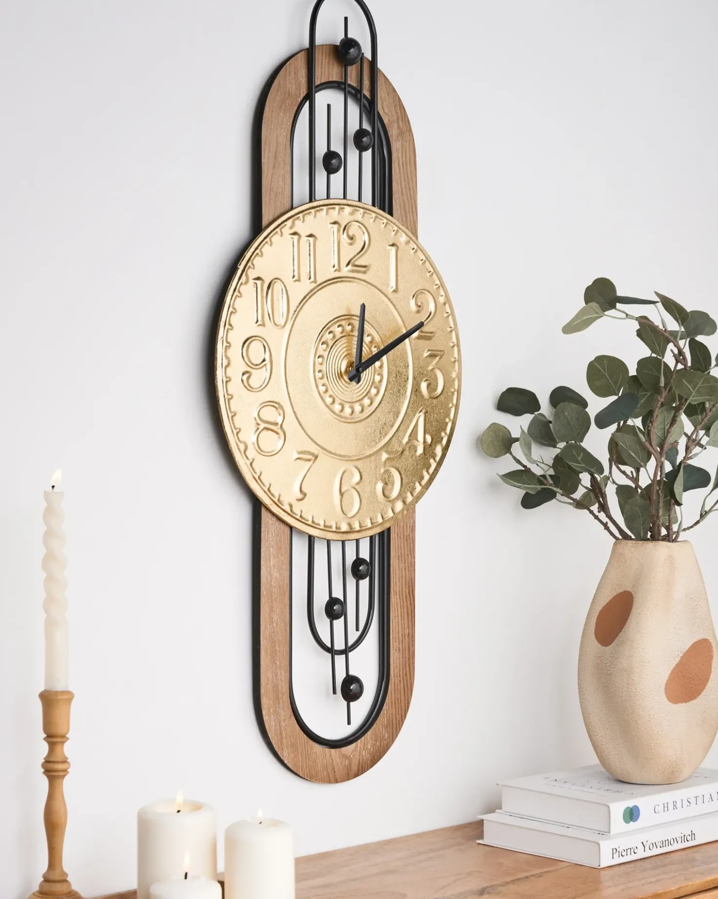Orologio da parete NOBELIUM 36 cm Metallo Oro
