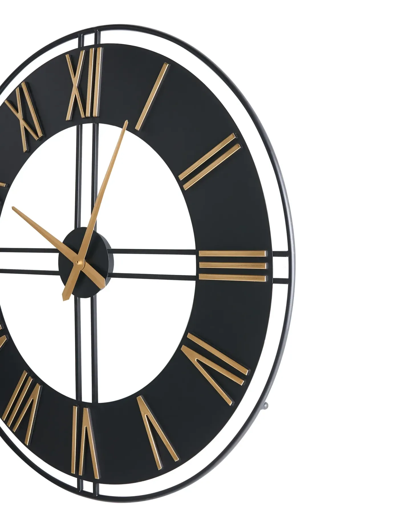 Orologio da parete PERIGNY 80 cm Metallo Nero
