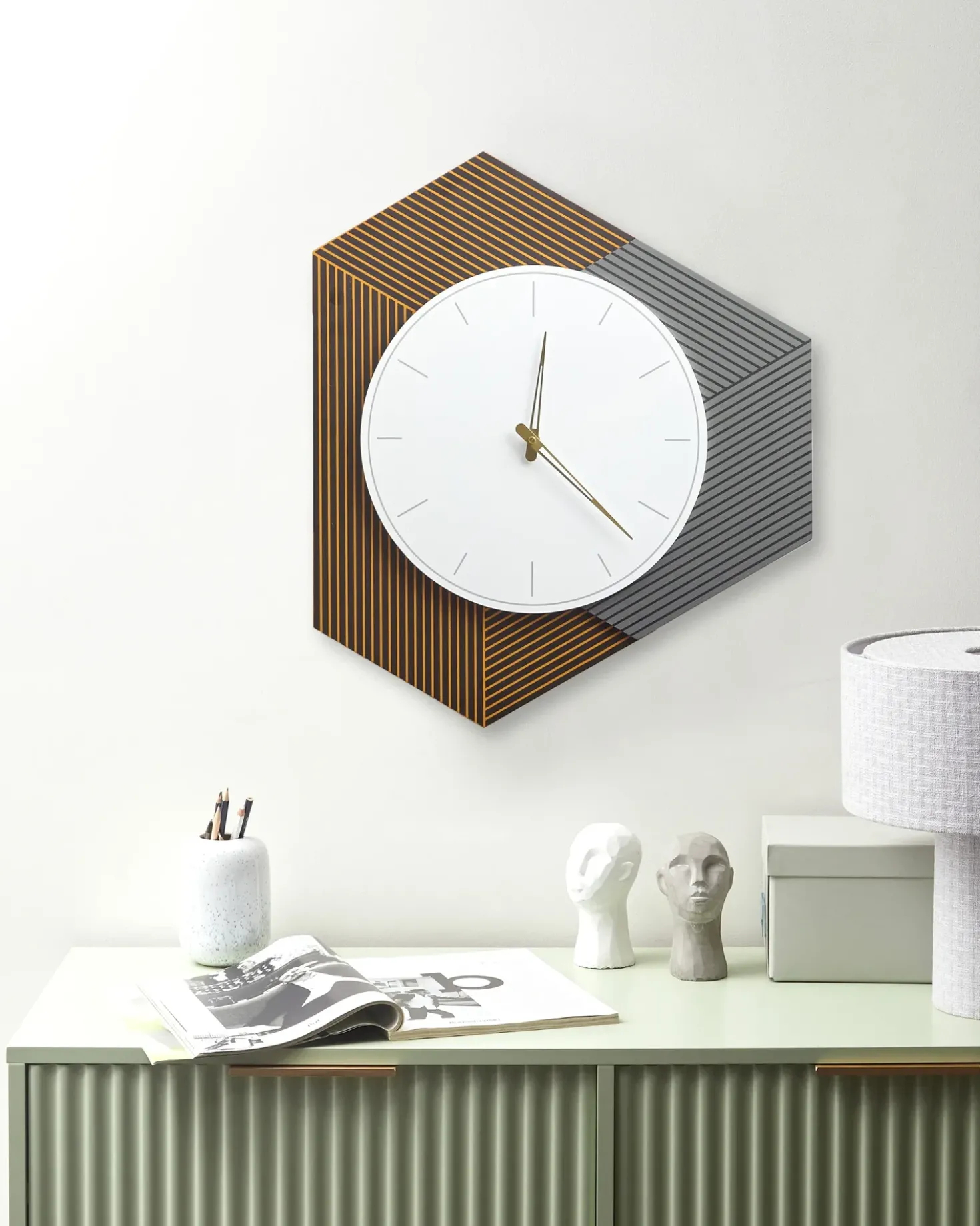 Orologio da parete SAILON 52 cm Bianco