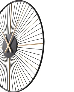 Orologio da parete SAZAIS 80 cm Metallo Nero