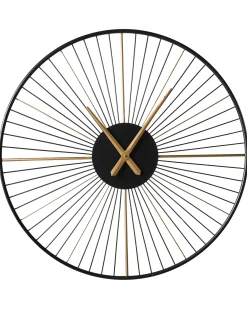 Orologio da parete SAZAIS 80 cm Metallo Nero